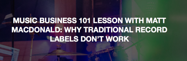 Music Business 101 Blog