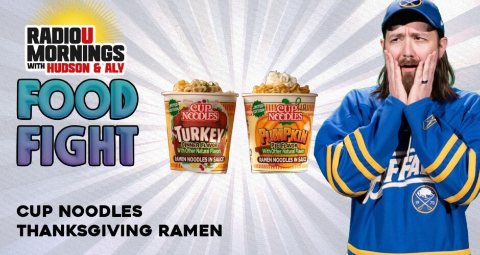 We Ate Cup Noodles Turkey Dinner and Pumpkin Pie Ramen! | Food Fight