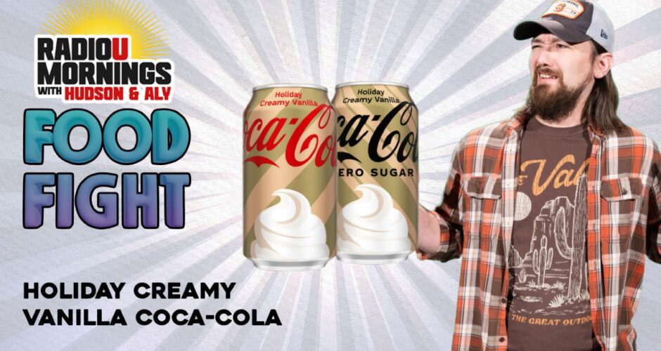 Hudson Tries the New Holiday Creamy Vanilla Coca-Cola! | Food Fight